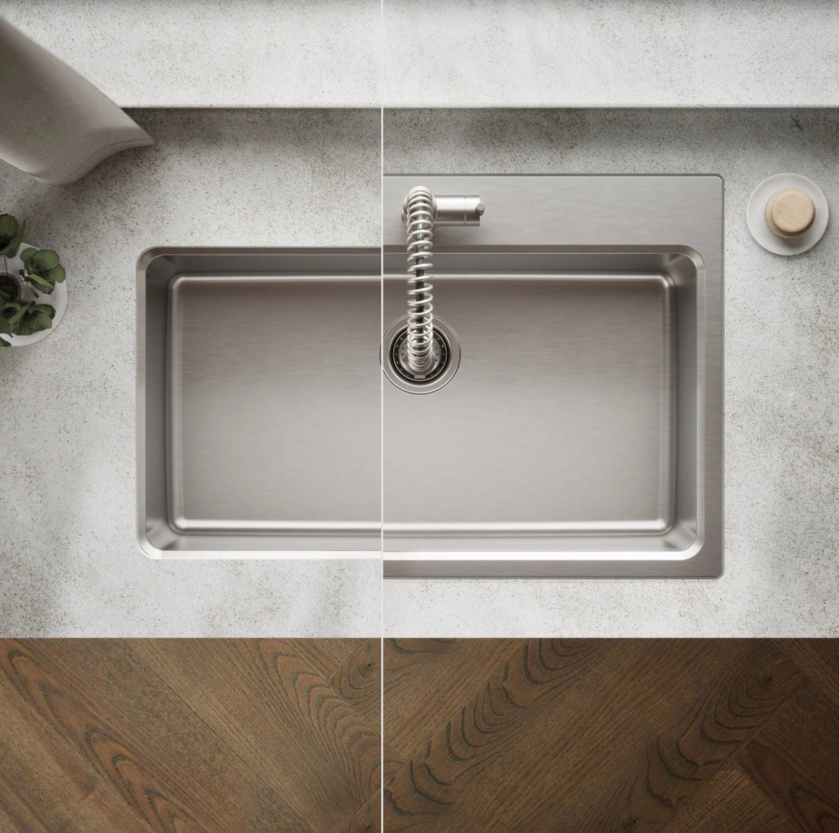 Brand New Kohler Provo 33" Dual Mount Single-bowl Workstation Kitchen Sink Kit