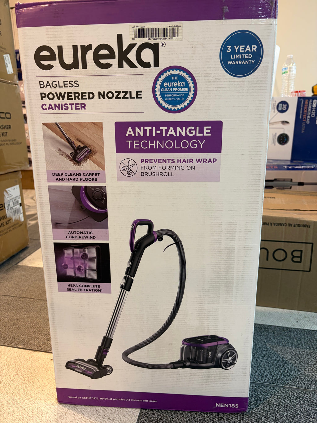 EUREKA CANISTER VACUUM