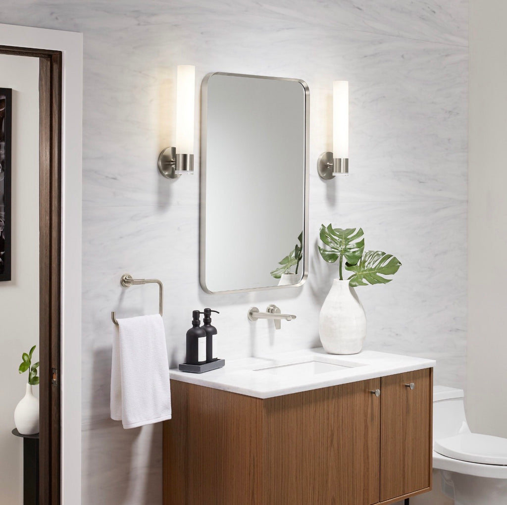 Brand New KOHLER ORIME Brushed Nickel 22X34