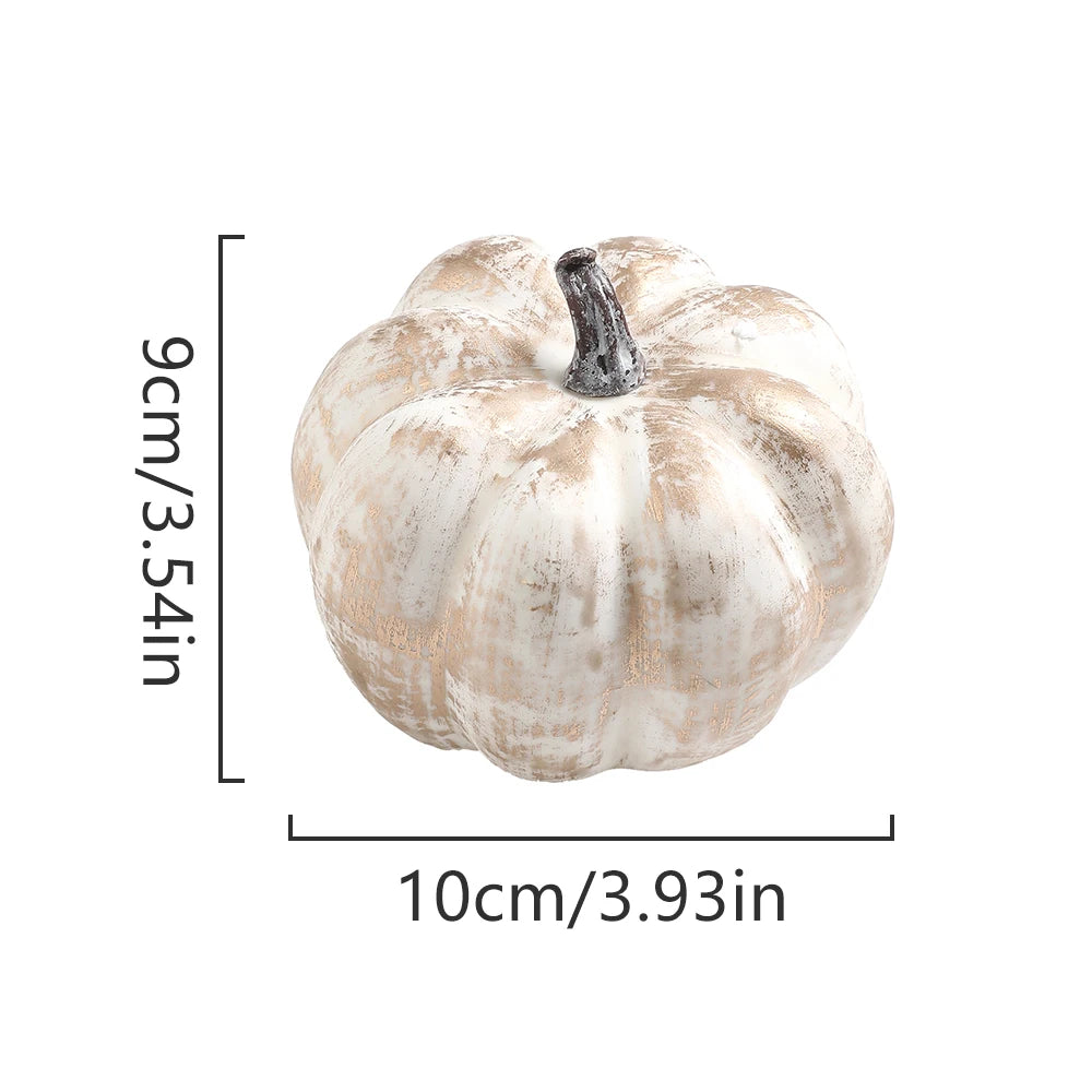 1Pcs Artificial Pumpkin Vegetable for Thanksgiving Halloween Decorations Autumn Garden Home Decor Dining Table Center Ornament