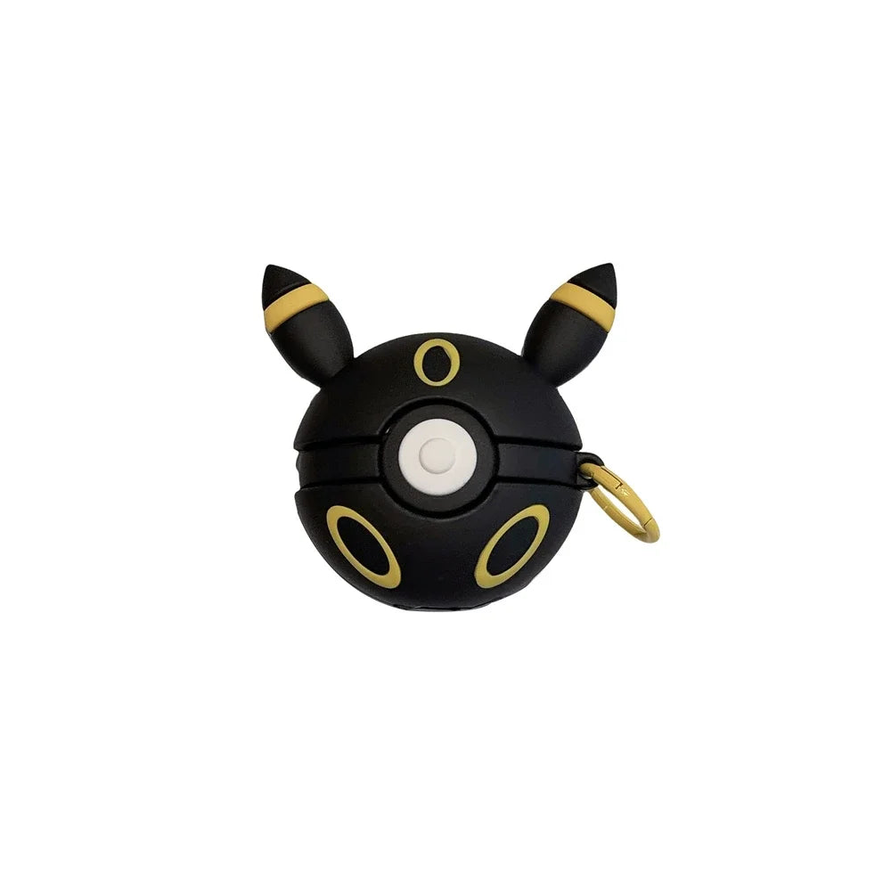 Pocket Monsters Pokemon 3D Umbreon Poké Ball Earphone Case For Airpods 3 4 Pro 3 2 Wireless Bluetooth Headset Protective Cover